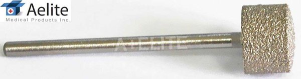 A+Elite CYLINDER Diamond Bur Podiatry Chiropody Pedicure Nail Drill Bit Stainless Steel