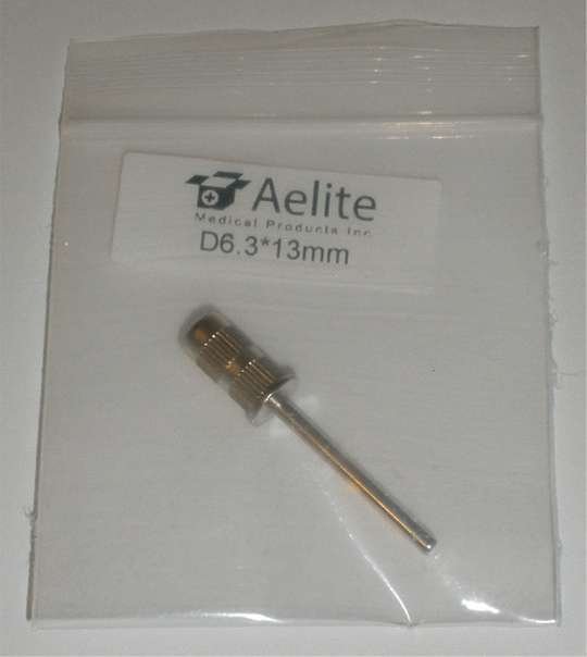 A+Elite Nail Mandrel Drill Bit Sanding Drum D6.3mm 1/4" For Manicure Bands 3/32" 2.4mm