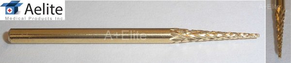 A+Elite CONE UNDERNAIL Tungsten Carbide Manicure Pedicure Nail Drill Bit Bur File 3/32" D2.3x13.5mm