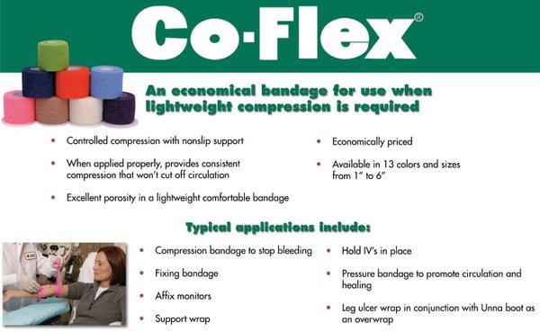 CO-FLEX Smiley Face Print Color 8-Pack 1"x5Yd Cohesive Bandages Flexible Elastic Self-Adherent Wrap