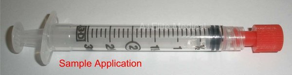 ICU Medical SF6007 Red Cap Luer Lock Plug Dual Male Female Syringe Cap IV Connector Sterile 4/PK