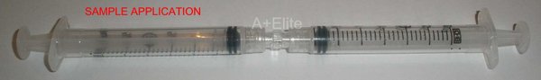 A+Elite Female Luer Lock To Luer Lock Syringe Connectors Autoclaveable 10/PACK Baxter Rapidfill